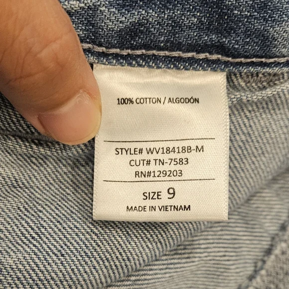 CELLO Women’s Cargo Jeans – Size 9 – 100% Cotton – Light Wash - Picture 6 of 11